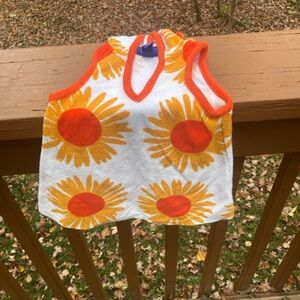 Marimekko sunny flower beach cover up